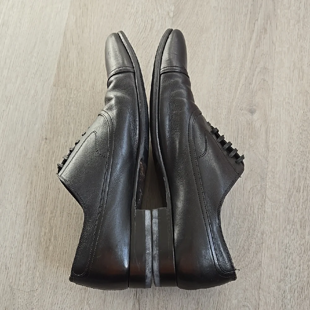 Dolce & Gabbana Men's Vero Cuoio Dark Leather Lace Oxfords Size 8.5